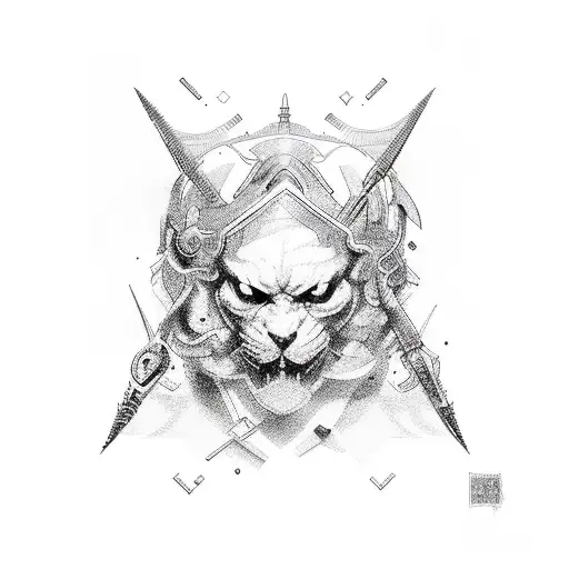 symbol of randomness  tattoo design idea