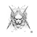 symbol of randomness  tattoo design idea