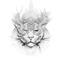 symbol of randomness  tattoo design idea