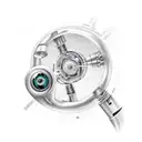 robot arm tattoo design idea