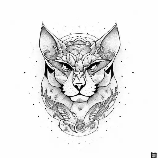 I want something which defines peace and danger tattoo design idea