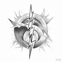 Lightning Bolt tattoo design idea