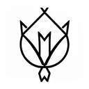 Trident tattoo design idea