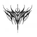 a dragonfly tattoo design idea