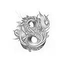 Noose tattoo design idea