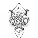 Noose tattoo design idea