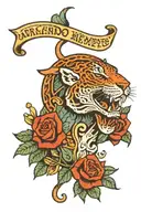 Orlando, Memphis  tattoo design idea