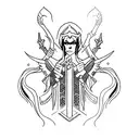 maliketh from elden ring tattoo design idea