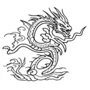 Mini Dragon tattoo design idea