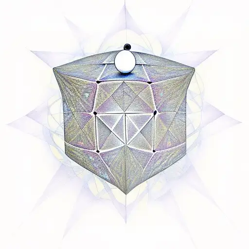 Metatron's Cube tattoo design idea