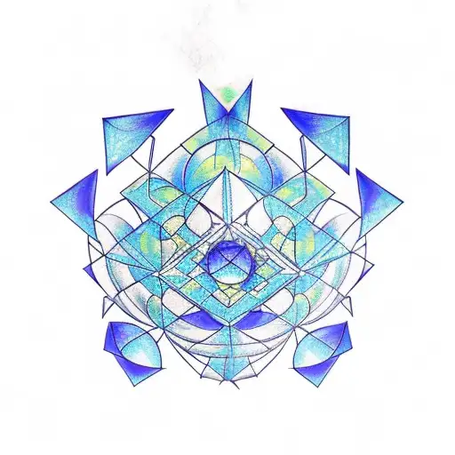Metatron's Cube tattoo design idea
