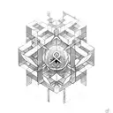 Metatron's Cube tattoo design idea