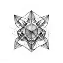 Metatron's Cube tattoo design idea
