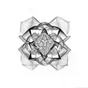 Metatron's Cube tattoo design idea