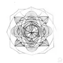 Metatron's Cube tattoo design idea