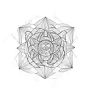 Metatron's Cube tattoo design idea
