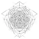 Metatron's Cube tattoo design idea