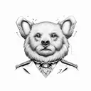 teddy chef tatoo on hands tattoo design idea