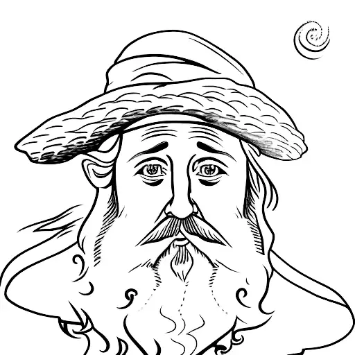 A minimalist tattoo with Tom Bombadil  tattoo design idea