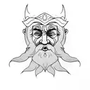 Gandalf's staff tattoo design idea
