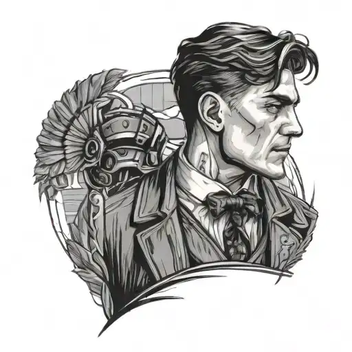 spartan thomas shelby tattoo design idea