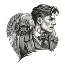 spartan thomas shelby tattoo design idea