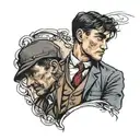 spartan thomas shelby tattoo design idea