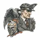 spartan thomas shelby tattoo design idea