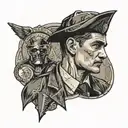 spartan thomas shelby tattoo design idea