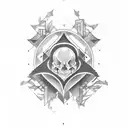 Blessed tattoo design idea