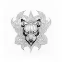 Blessed tattoo design idea