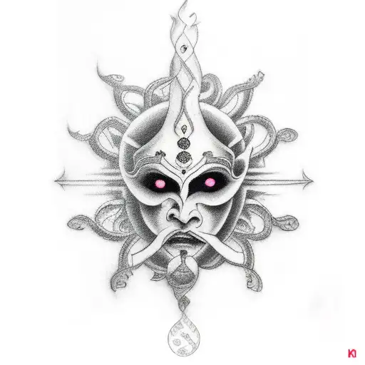 𝙍𝙖𝙫𝙖𝙣𝙖𝙣 𝙩𝙖𝙩𝙩𝙤𝙤 𝙗𝙮 𝙡𝙤𝙜𝙪 𝙛𝙧𝙤𝙢 𝙩𝙖𝙣𝙩𝙧𝙖 | King  tattoos, Shiva tattoo design, Werewolf drawing