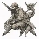 the wanderer tattoo design idea