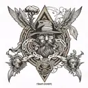 the wanderer tattoo design idea