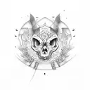 santo grial tattoo design idea