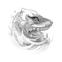 santo grial tattoo design idea