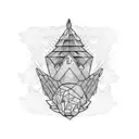 fruit y2k Castle goth tattoo design idea