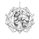 fruit y2k Castle goth tattoo design idea