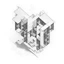 Failed tetris game tattoo design idea