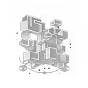 Failed tetris game tattoo design idea
