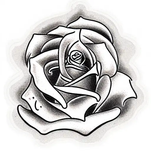 130+ Traditional Rose Tattoo Flash Stock Illustrations, Royalty-Free Vector  Graphics & Clip Art - iStock