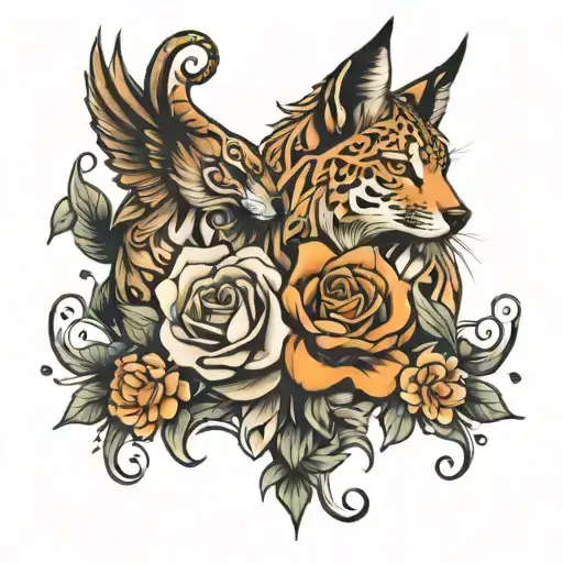 p beloved m joined together tattoo design idea