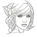 Taylor swift TTPD tattoo design idea