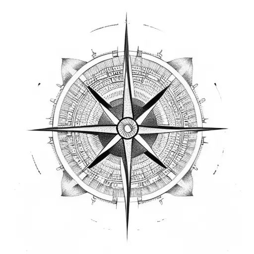 wolrd compass bracelet tattoo design idea