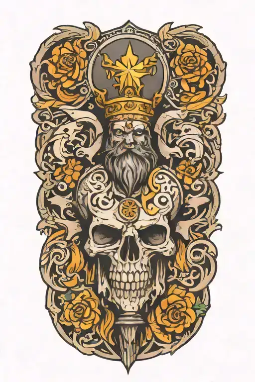 religious forearm sleeve tattoo tattoo design idea