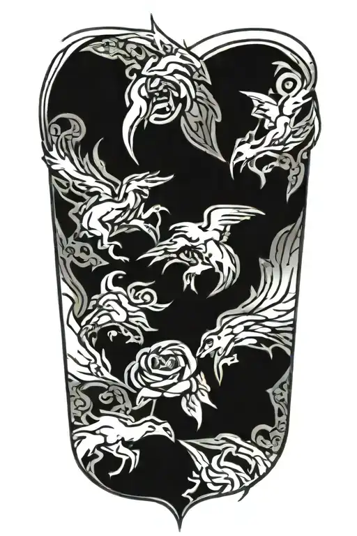 Christian forearm sleeve tattoo tattoo design idea