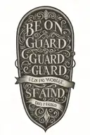 Bible verse Be on your guard; stand firm in the faith; be courageous; be strong. Do everything in love. tattoo design idea