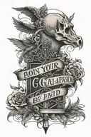 image representing Be on your guard; stand firm in the faith; be courageous; be strong. Do everything in love.  tattoo design idea