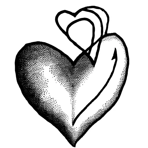 ekg with quote "He heals hearts & binds wounds" tattoo design idea