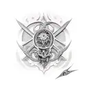 espada tattoo design idea